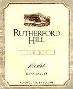 Rutherford Hill_merlot 1984